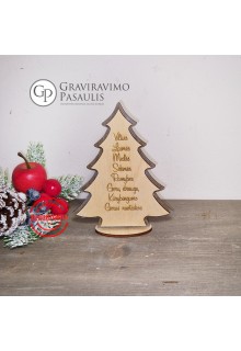 Kalėdinė dekoracija pastatoma "Eglutė"